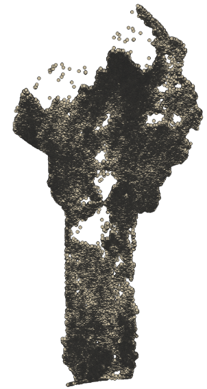 CSV file loaded as point layer in QGIS